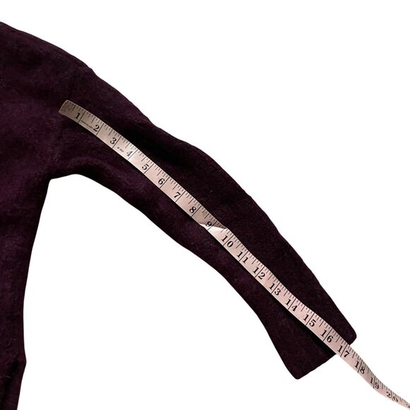 Johnny Was Womens Burgundy Wool Blend Sweater Size Note - Picture 5 of 8